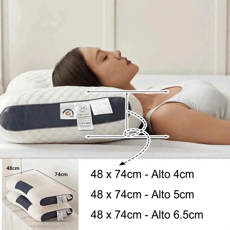 Almohada Ortopédica Cervical para Cuello - Sleep Confort