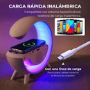 Cargador Inalambrico Parlante Bluetooth