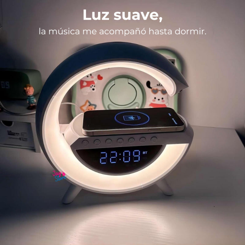 Cargador Inalambrico Parlante Bluetooth