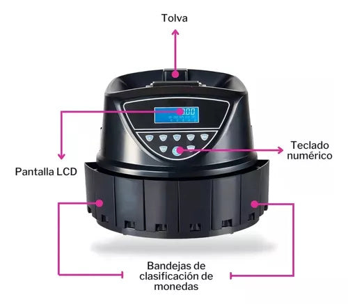 Contadora y Clasificadora de Monedas Coin Sorter