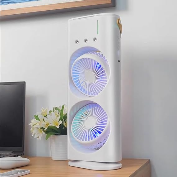 Ventilador Humidificador Elegance Doble Difusor