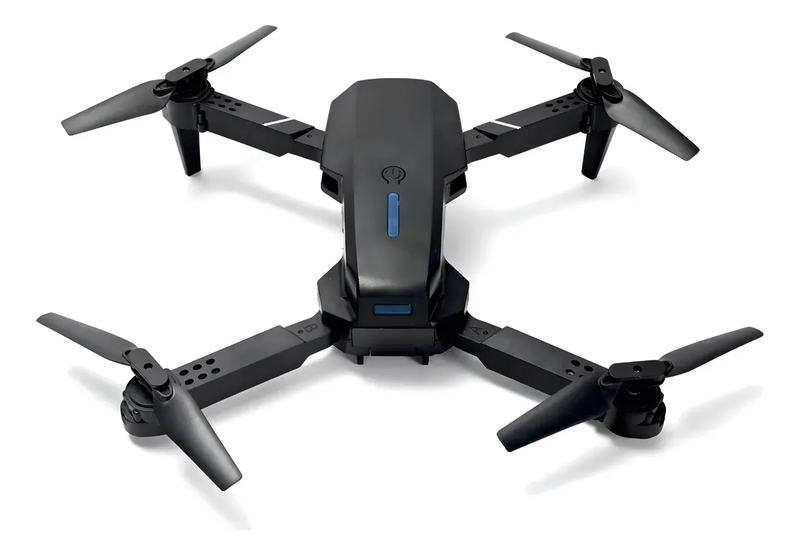Drone E88 Con Doble Cámara HD Negro